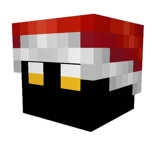 EndereK_ Minecraft avatar head, 3D render