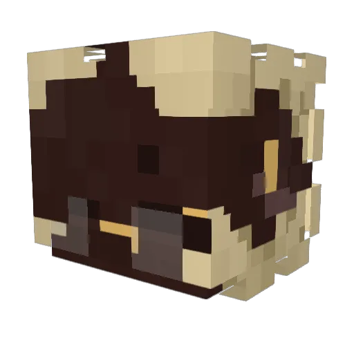Endereye777 Minecraft avatar head, 3D render