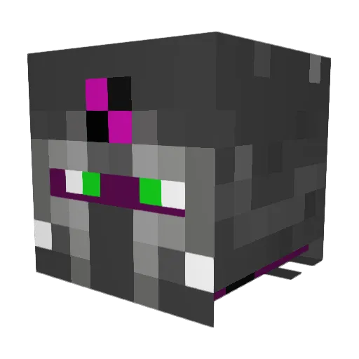 Enderking4195 Minecraft avatar head, 3D render