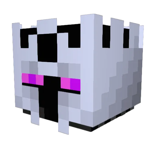 Enderknight70 Minecraft avatar head, 3D render