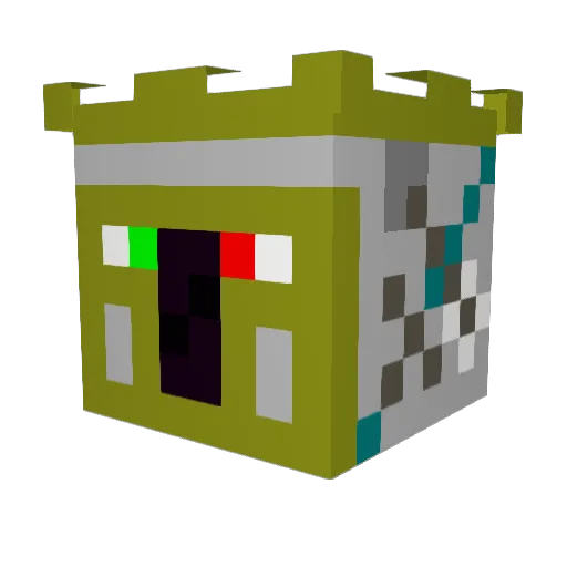 Enderknight99 Minecraft avatar head, 3D render