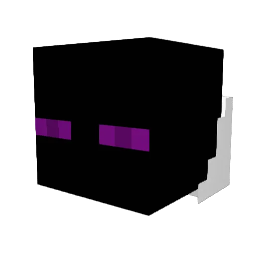 Enderman715 Minecraft avatar head, 3D render