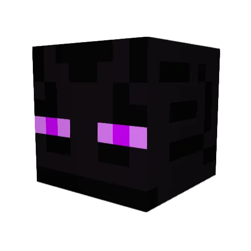 Enderman8176 Minecraft avatar head, 3D render