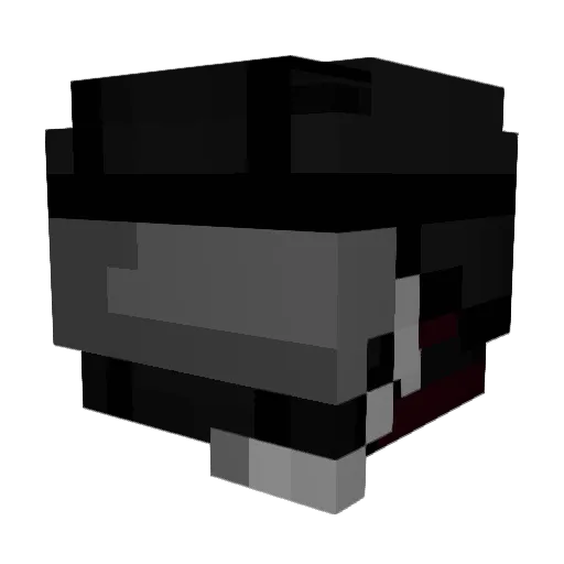 EndermanGaming4 Minecraft avatar head, 3D render
