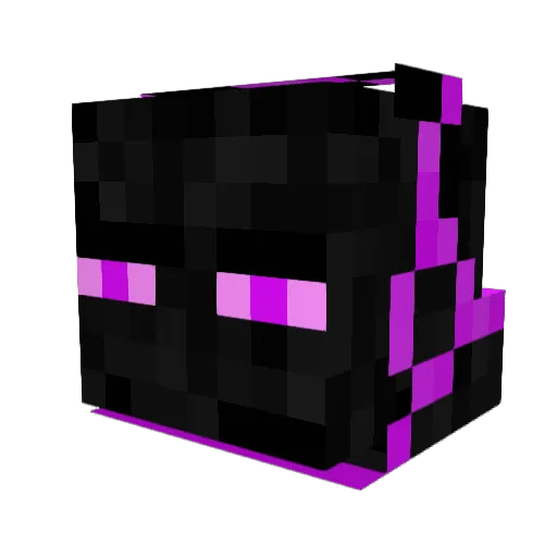 EndermanMaster09 Minecraft avatar head, 3D render