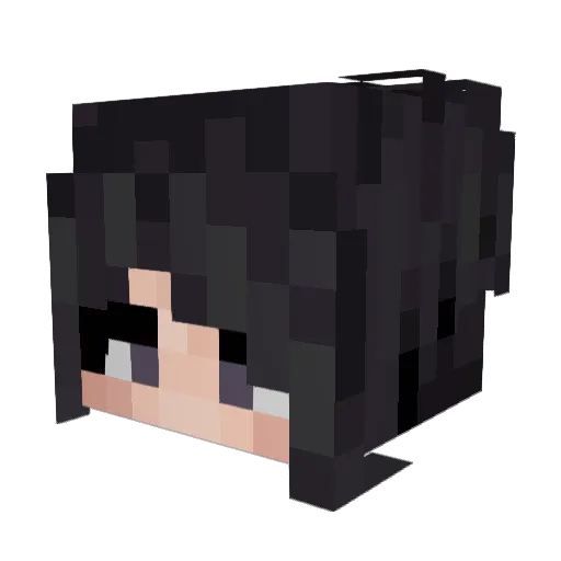 Endero02 Minecraft avatar head, 3D render