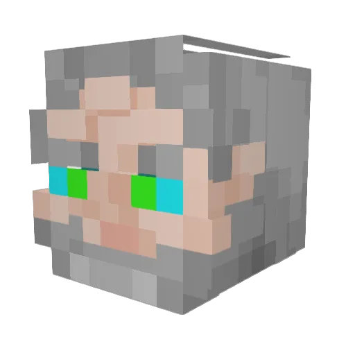 EnderoftheVoid Minecraft avatar head, 3D render