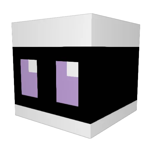 Enderpal28 Minecraft avatar head, 3D render