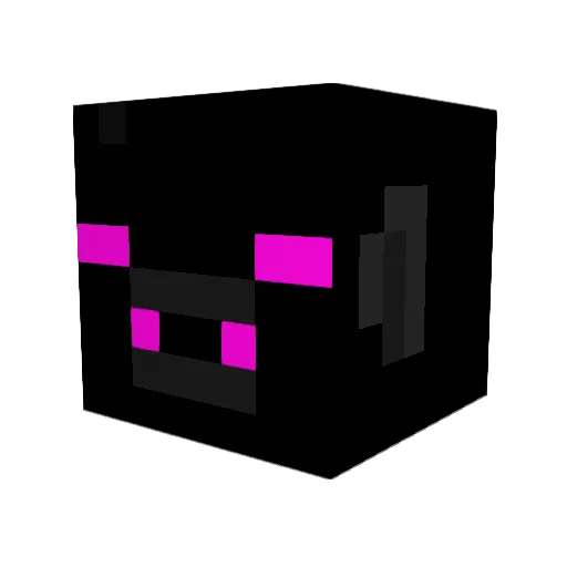 Enderpig1234 Minecraft avatar head, 3D render