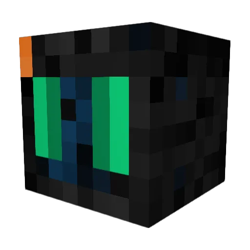 Enderpro1000000 Minecraft avatar head, 3D render