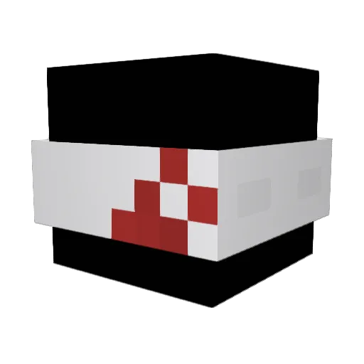 Endersh0t Minecraft avatar head, 3D render