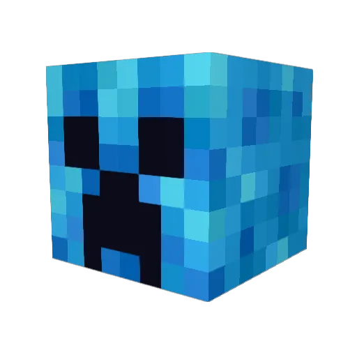 Endershadow31 Minecraft avatar head, 3D render