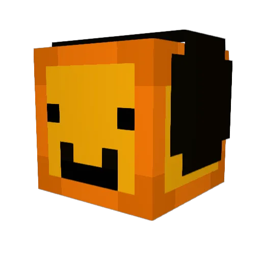 EndersideMC Minecraft avatar head, 3D render