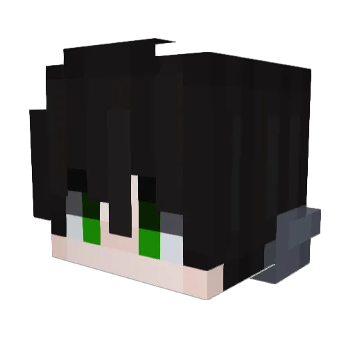 EndertheGid Minecraft avatar head, 3D render