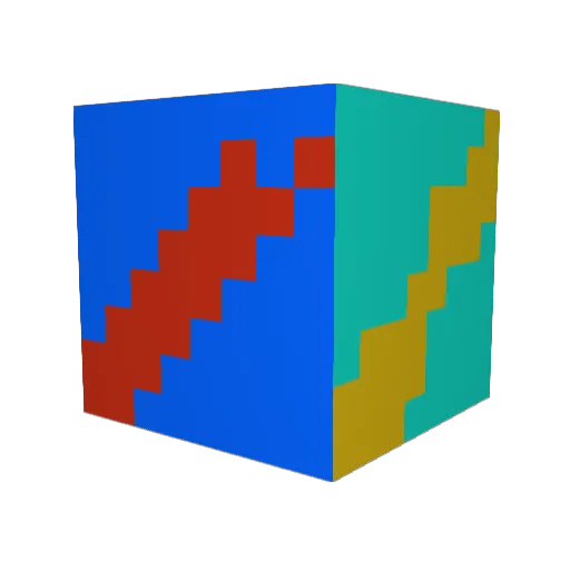 Endervin2002 Minecraft avatar head, 3D render