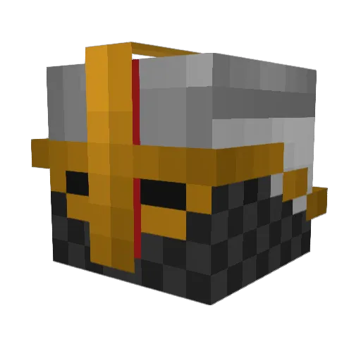 Endes14 Minecraft avatar head, 3D render