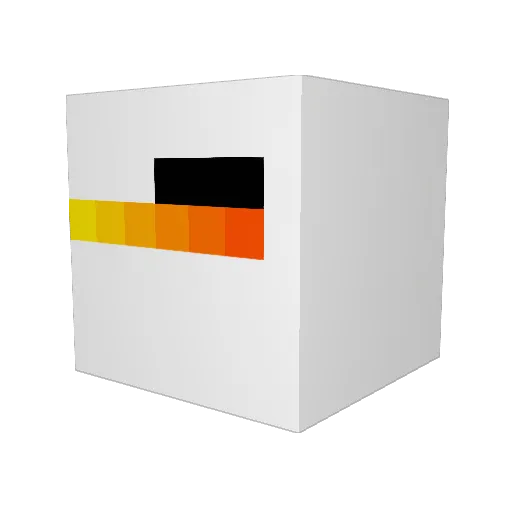 EndgamerZ Minecraft avatar head, 3D render