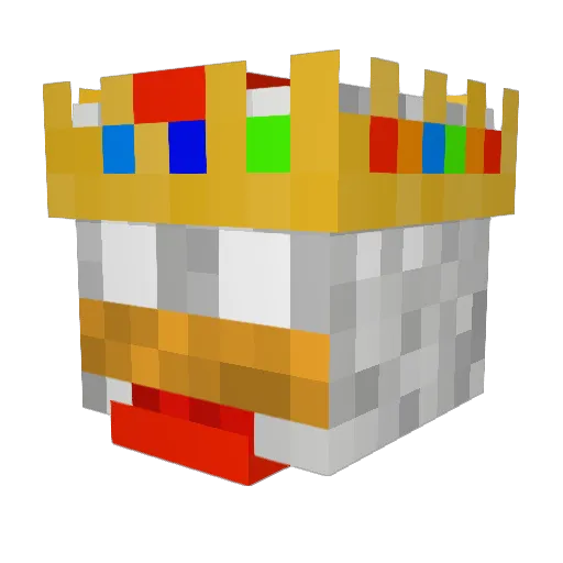 EndiKayu Minecraft avatar head, 3D render