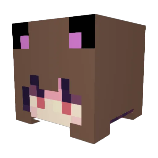 Endi_99101 Minecraft avatar head, 3D render