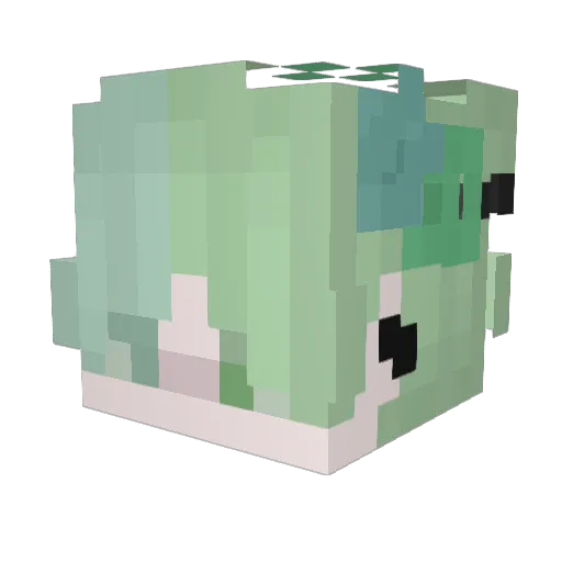 EndlessDev Minecraft avatar head, 3D render
