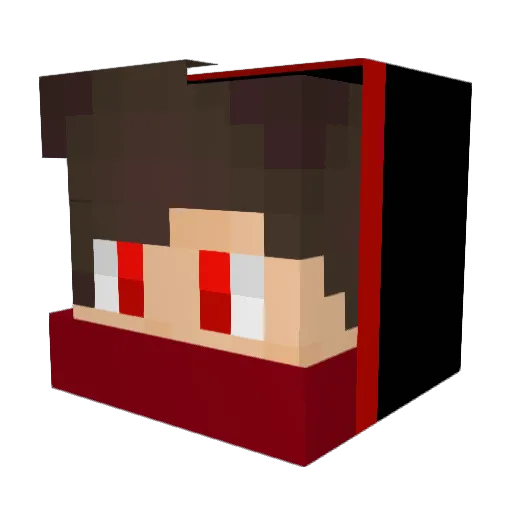 EndlessFlow Minecraft avatar head, 3D render