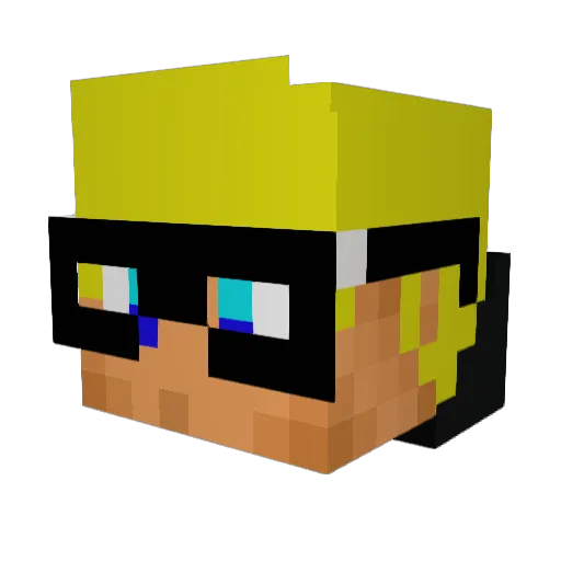 EndlessHockey19 Minecraft avatar head, 3D render