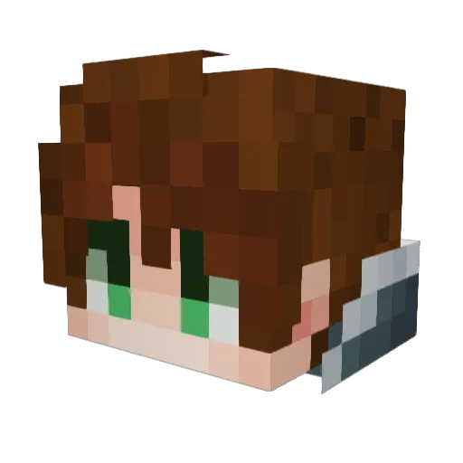 EndlessTunes Minecraft avatar head, 3D render