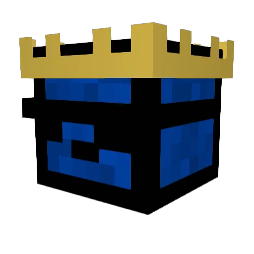 Endlite Minecraft avatar head, 3D render