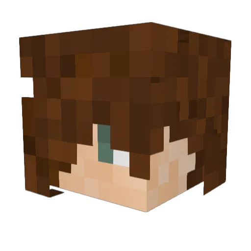 EndorOKO Minecraft avatar head, 3D render