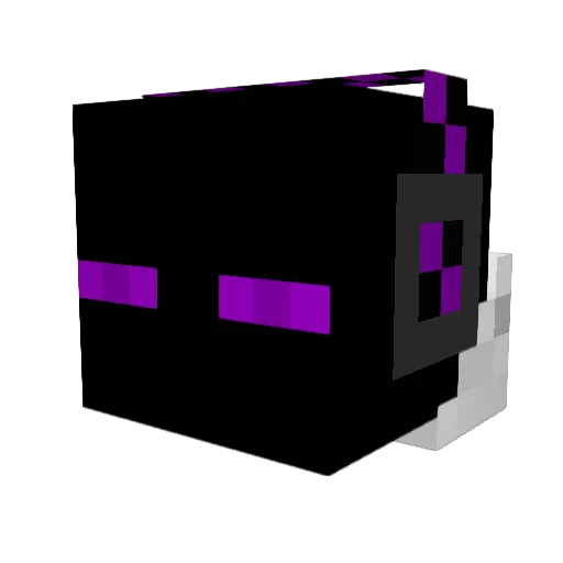 EndrBro Minecraft avatar head, 3D render