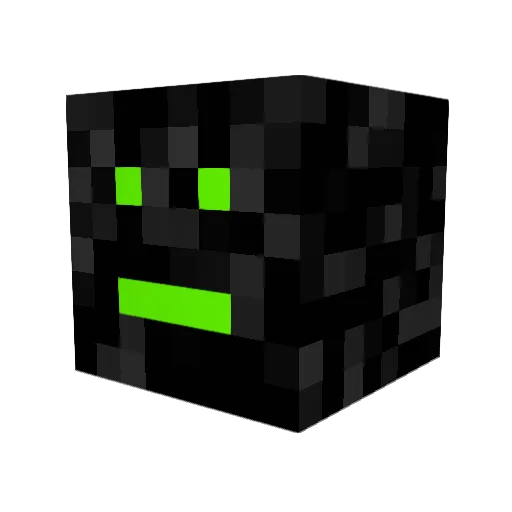 Endrawes Minecraft avatar head, 3D render