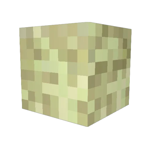 Endstein Minecraft avatar head, 3D render