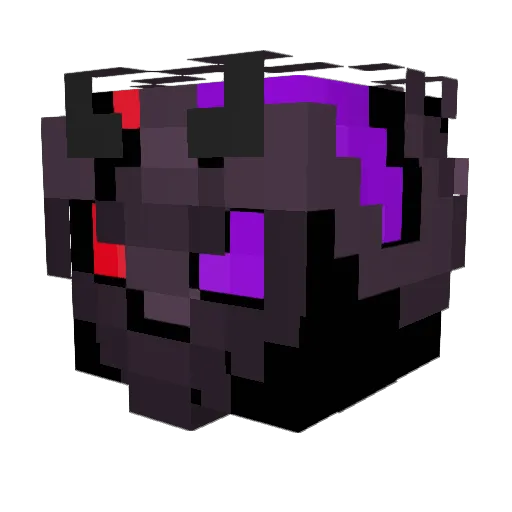 EndtherPvP Minecraft avatar head, 3D render