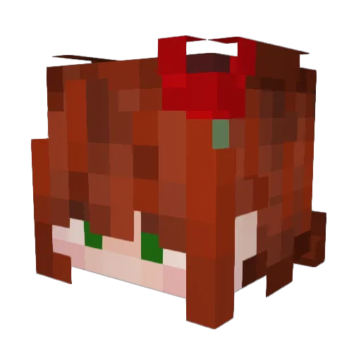Endthr Minecraft avatar head, 3D render