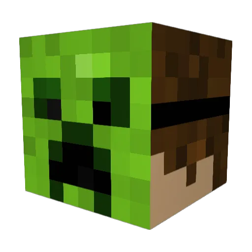 EnduringSpy3286 Minecraft avatar head, 3D render