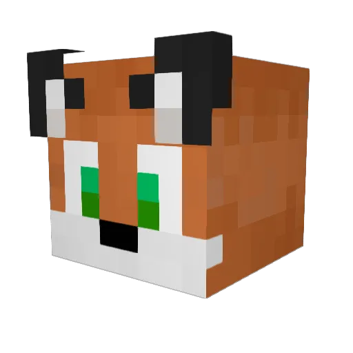 EnduringStar Minecraft avatar head, 3D render