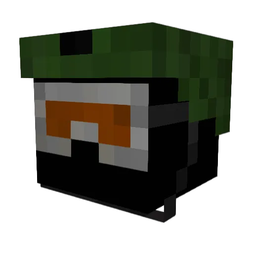 Endwar_Russ Minecraft avatar head, 3D render