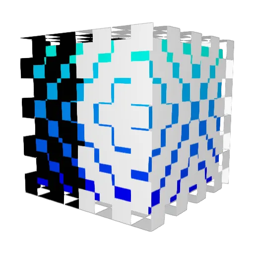 Endxm Minecraft avatar head, 3D render