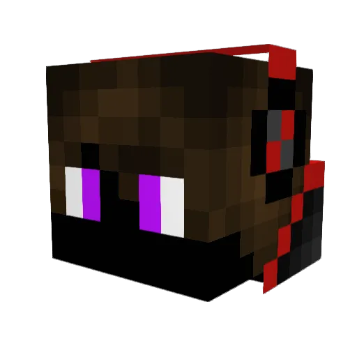 Endy4623 Minecraft avatar head, 3D render