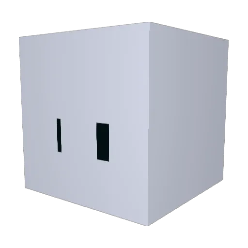EndyIsLost Minecraft avatar head, 3D render
