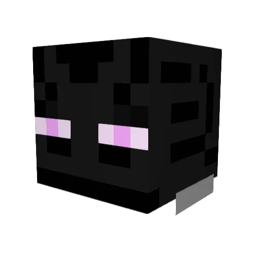 EndySY Minecraft avatar head, 3D render