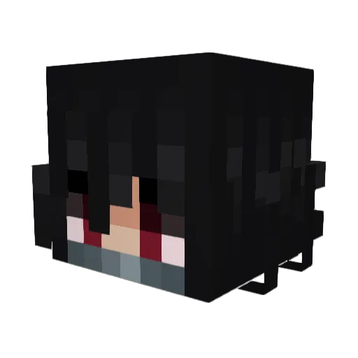 Endyoh Minecraft avatar head, 3D render