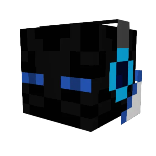 Endyxd Minecraft avatar head, 3D render