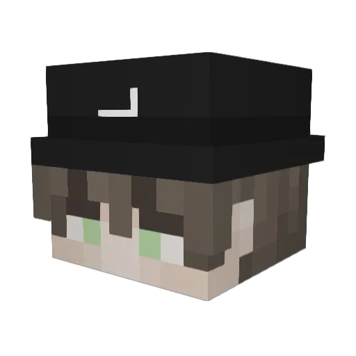 Endziu79 Minecraft avatar head, 3D render
