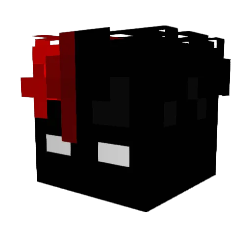 Enecol Minecraft avatar head, 3D render
