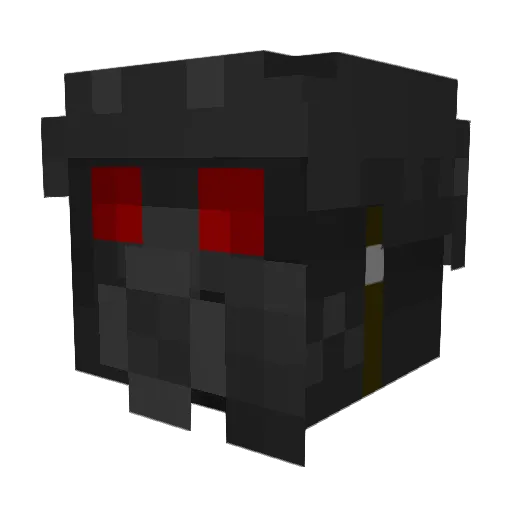Eneijeje Minecraft avatar head, 3D render