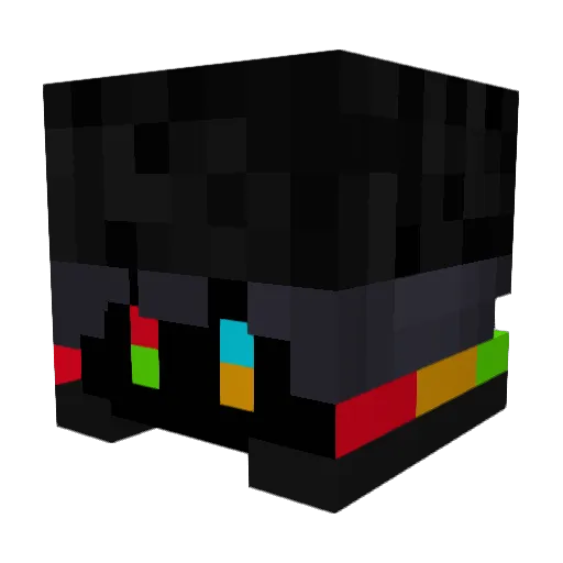 Enekete21 Minecraft avatar head, 3D render