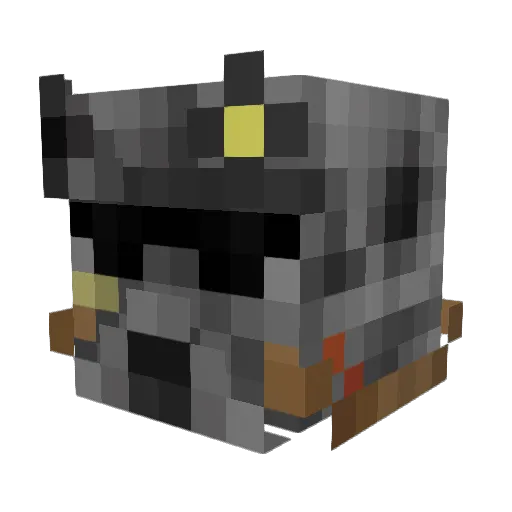 Enemy_C130 Minecraft avatar head, 3D render