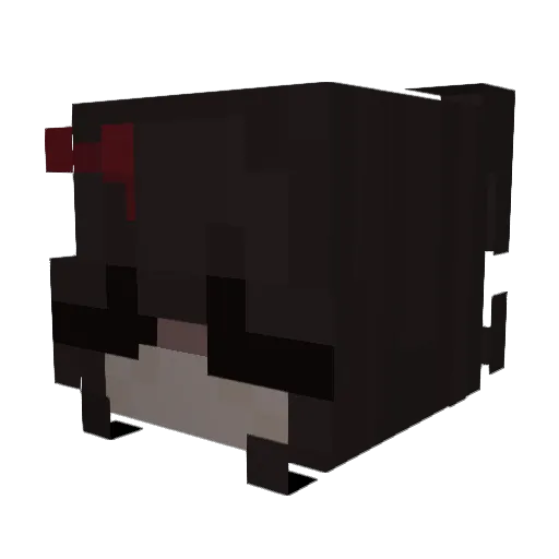 Enenes Minecraft avatar head, 3D render