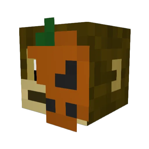 Energetix_ Minecraft avatar head, 3D render